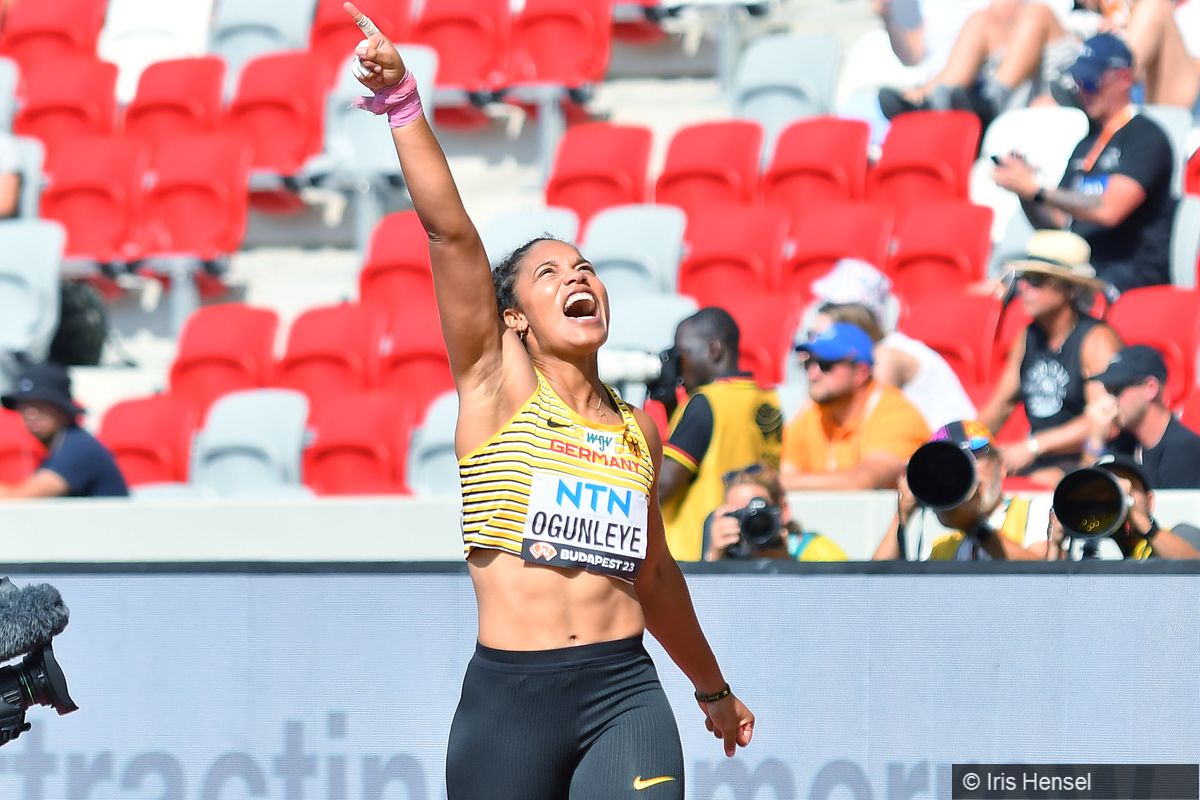Leichtathletik BadenWürttemberg WM Tag 8 Yemisi Ogunleye im