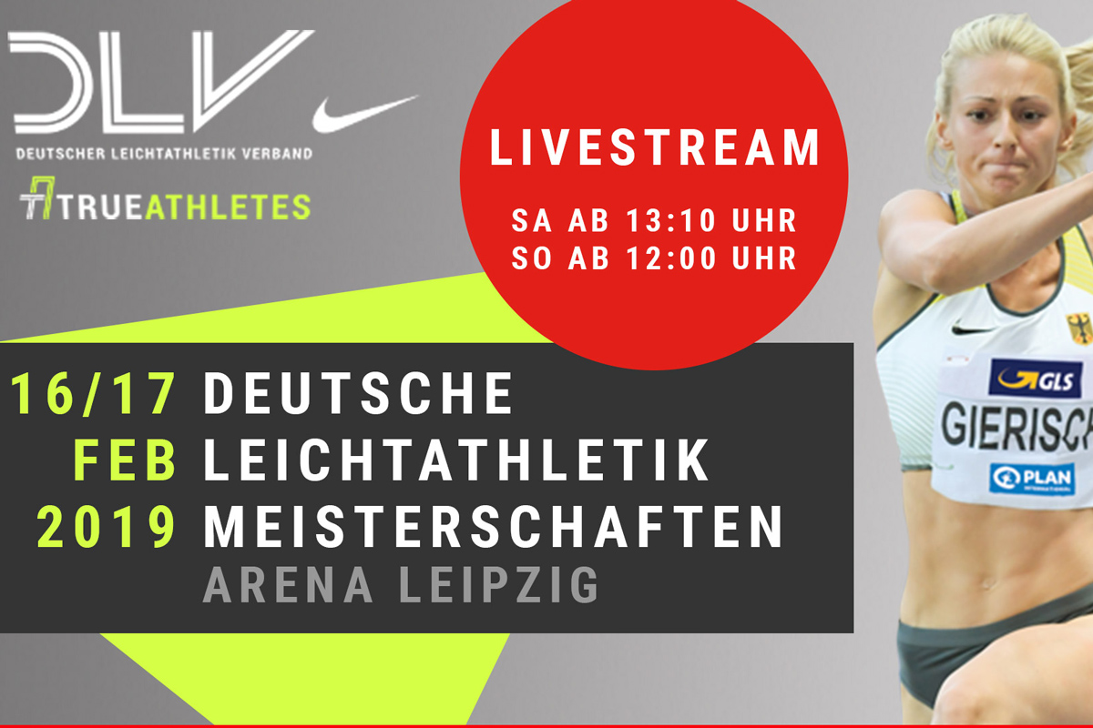 Die Hallen-DM 2019 in Leipzig im Livestream auf leichtathletik.de Leichtathletik Baden-Württemberg