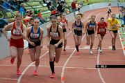 Start zum zweiten Zeitlauf über 800 Meter der W15