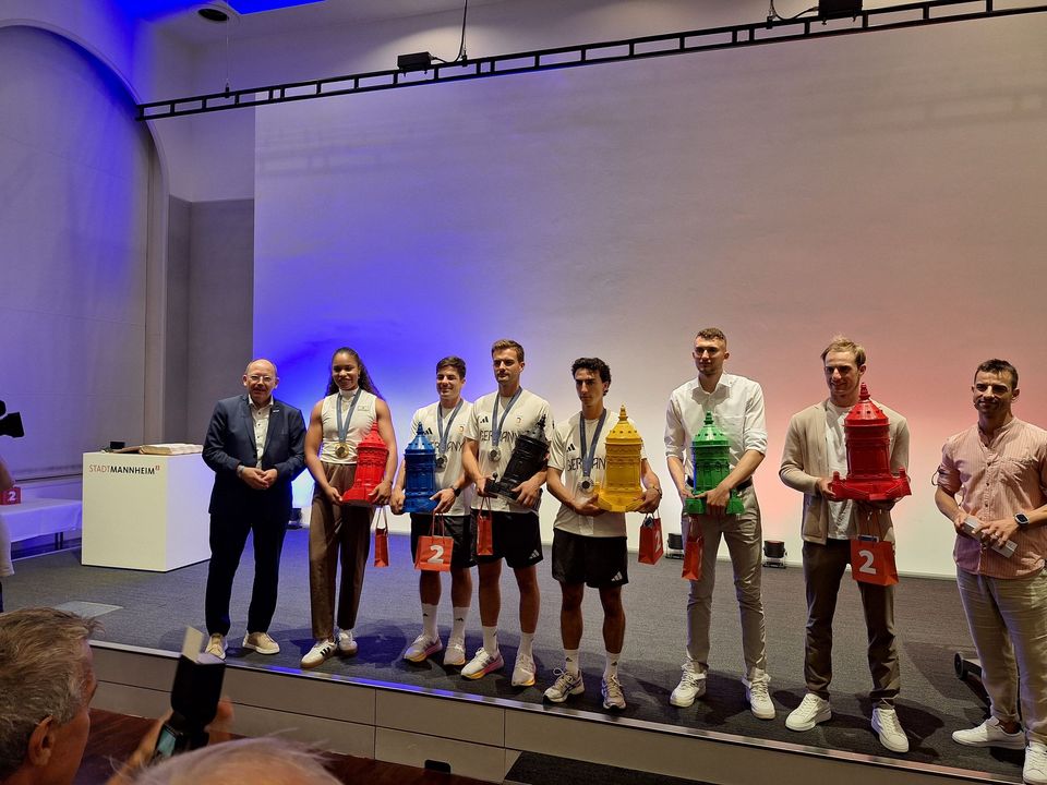 Empfang der Olympiateilnehmer:innen in Mannheim