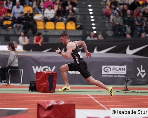DM Halle Dortmund | Sprint-Gold für Robin Ganter