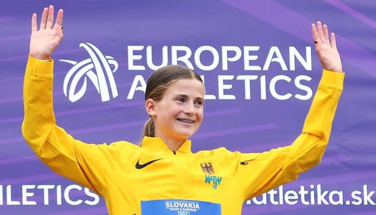 U18-EM Tag 3 | Julia Ehrle läuft zu Silber