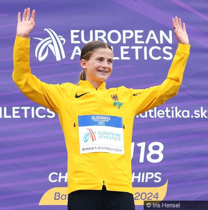 U18-EM Tag 3 | Julia Ehrle läuft zu Silber