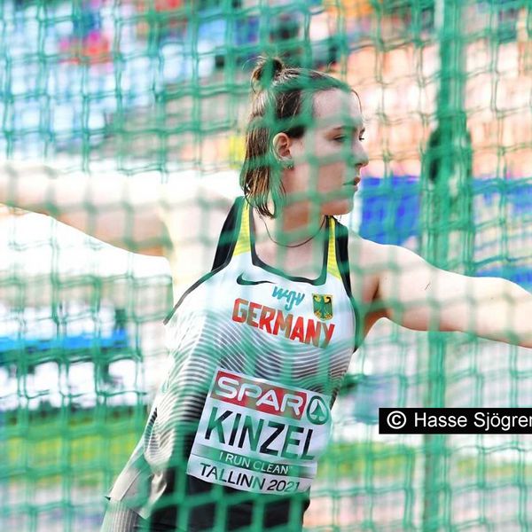 U23-EM Tag 2: Antonia Kinzel im Regen von Tallinn Sechste mit dem Diskus