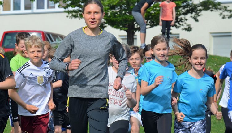 Training mit Hindernisläuferin Elena Burkard