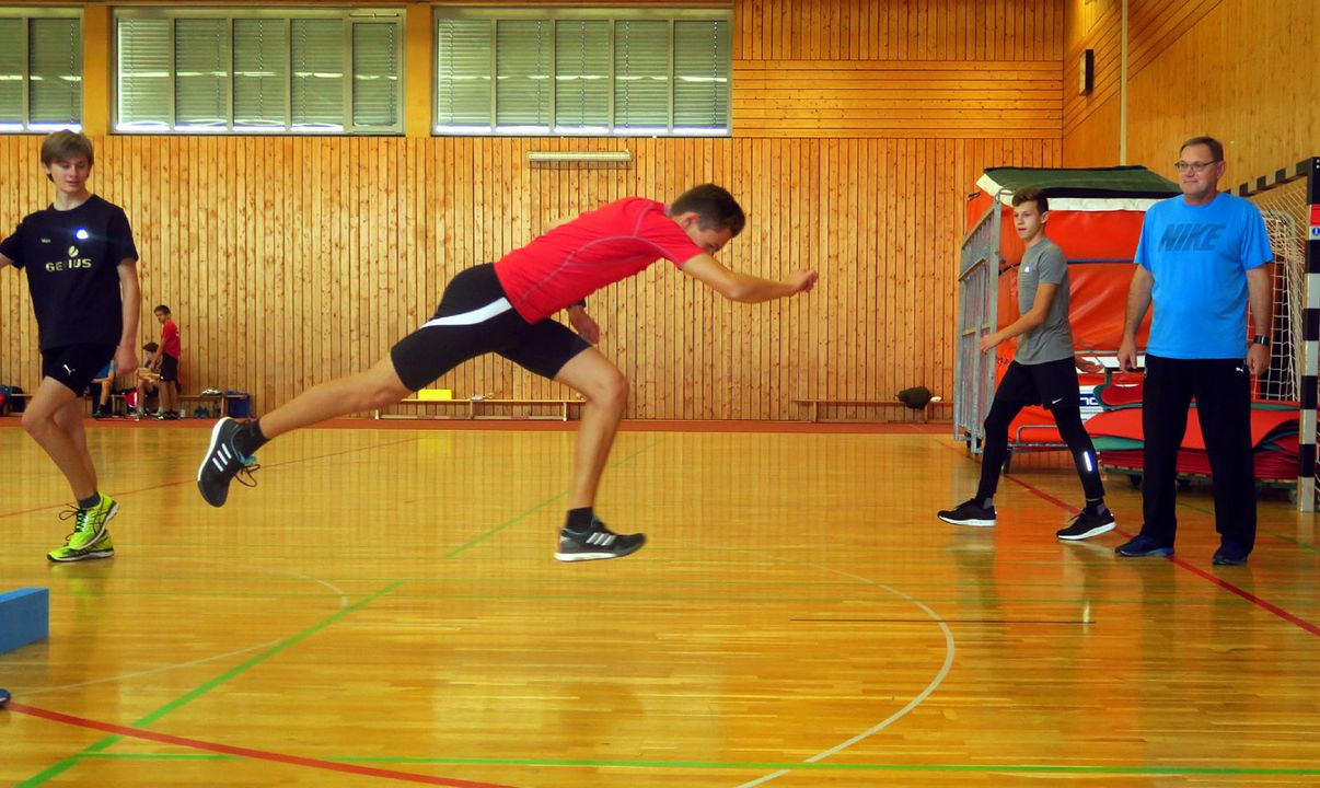 Strahlend bei der D-Kader-Sichtung