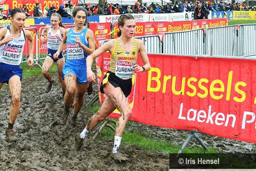 Cross-EM 2023 Brüssel: Zweimal Team-Silber für DLV-Nachwuchsläuferinnen