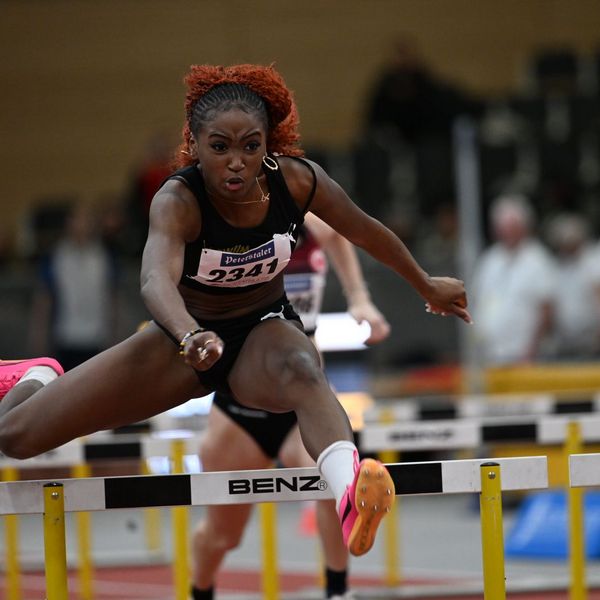 Feuerwerk der Leichtathletik bei den Süddeutschen Hallenmeisterschaften Aktive/U18