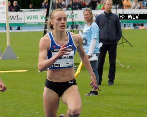 Hürden-Bestzeit für Jackie Baumann