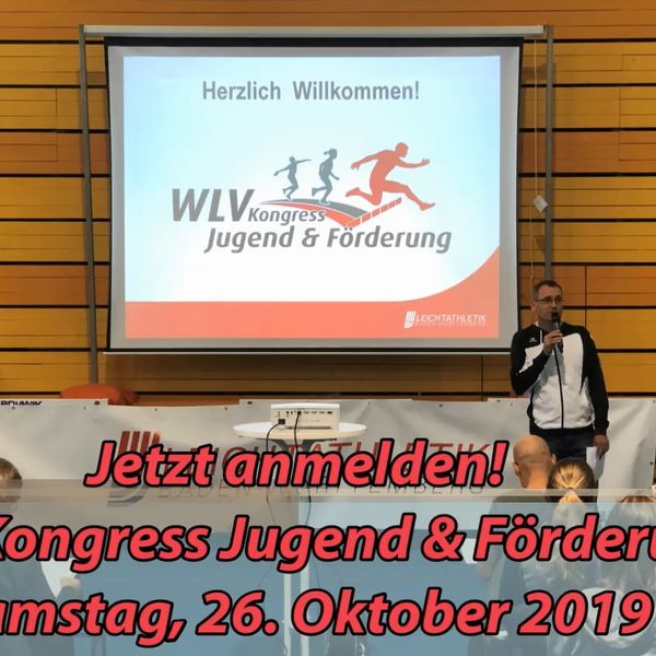 WLV Kongress Jugend & Förderung: 26. Oktober 2019