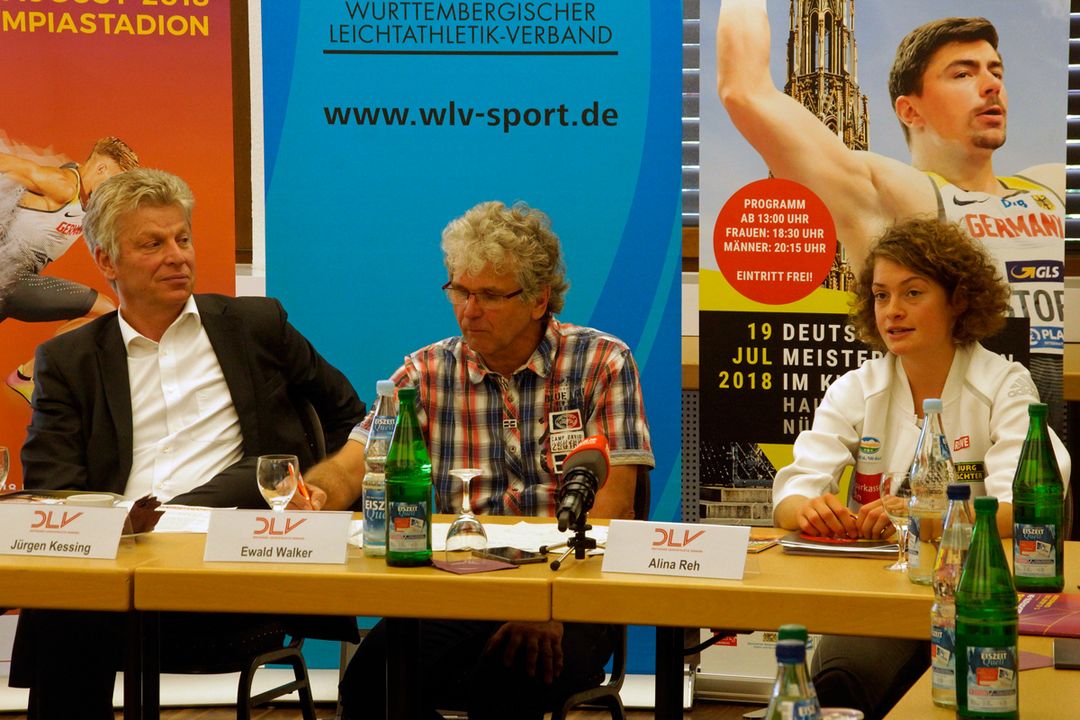 Pressekonferenz Deutsche Meisterschaften 10.000 Meter in Pliezhausen
