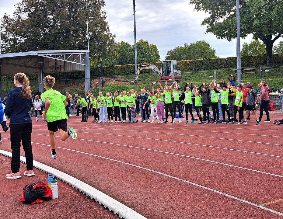 La Ola bei der abschließenden Staffel