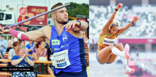 Malaika Mihambo und Johannes Vetter sind Deutschlands "Leichtathleten des Jahres" 2021!