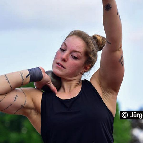 Alina Kenzel steigert sich auf 18,69 Meter