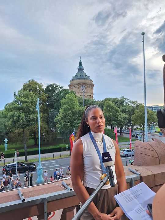 Empfang der Olympiateilnehmer:innen in Mannheim