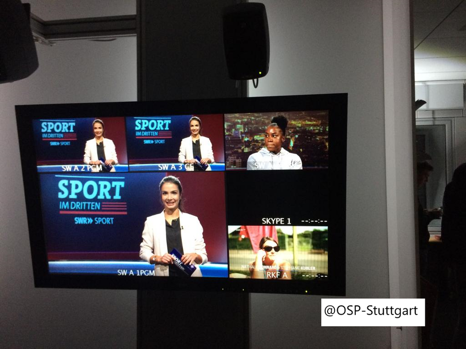 Sportinternat des OSP Stuttgart zu Gast bei SWR 
