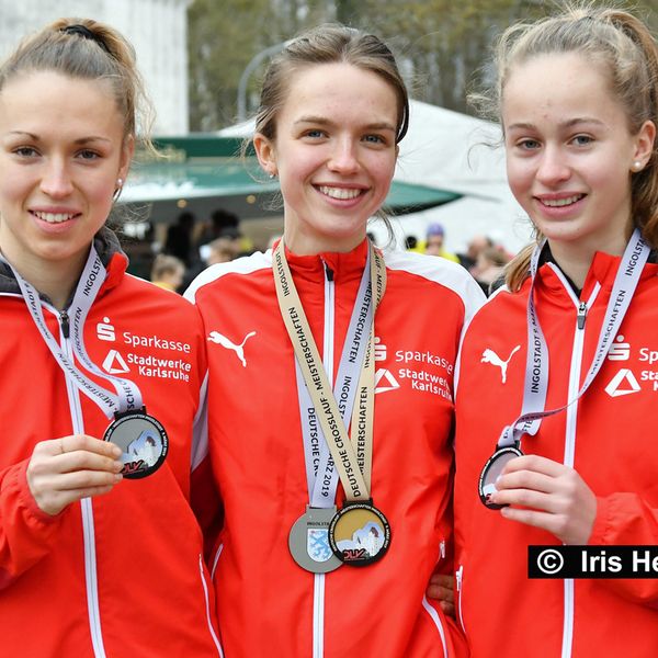 Antje Pfüller läuft in Baku zu Gold