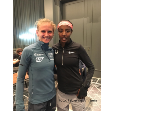 Fabienne Amrhein und Steffen Ulmrich (beide MTG Mannheim) überzeugen beim Halbmarathon in Berlin und Freiburg