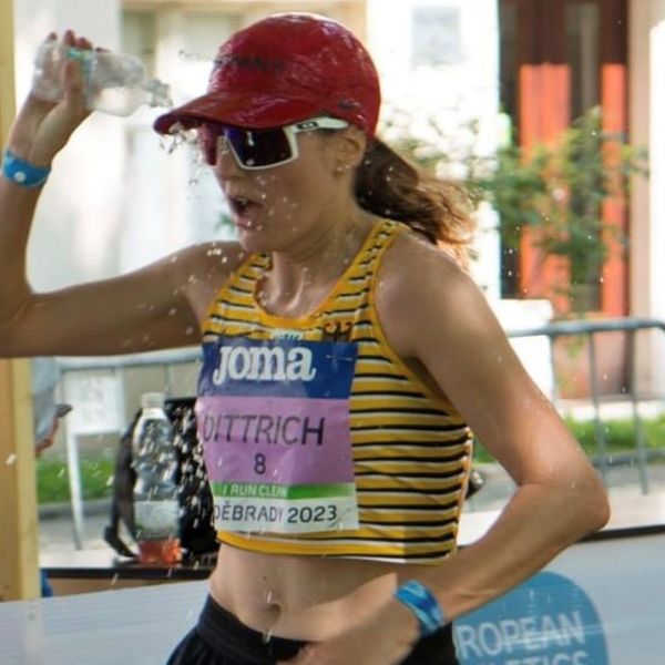 Bianca Maria Dittrich bei der Team-EM im Gehen im Frühjahr 2023