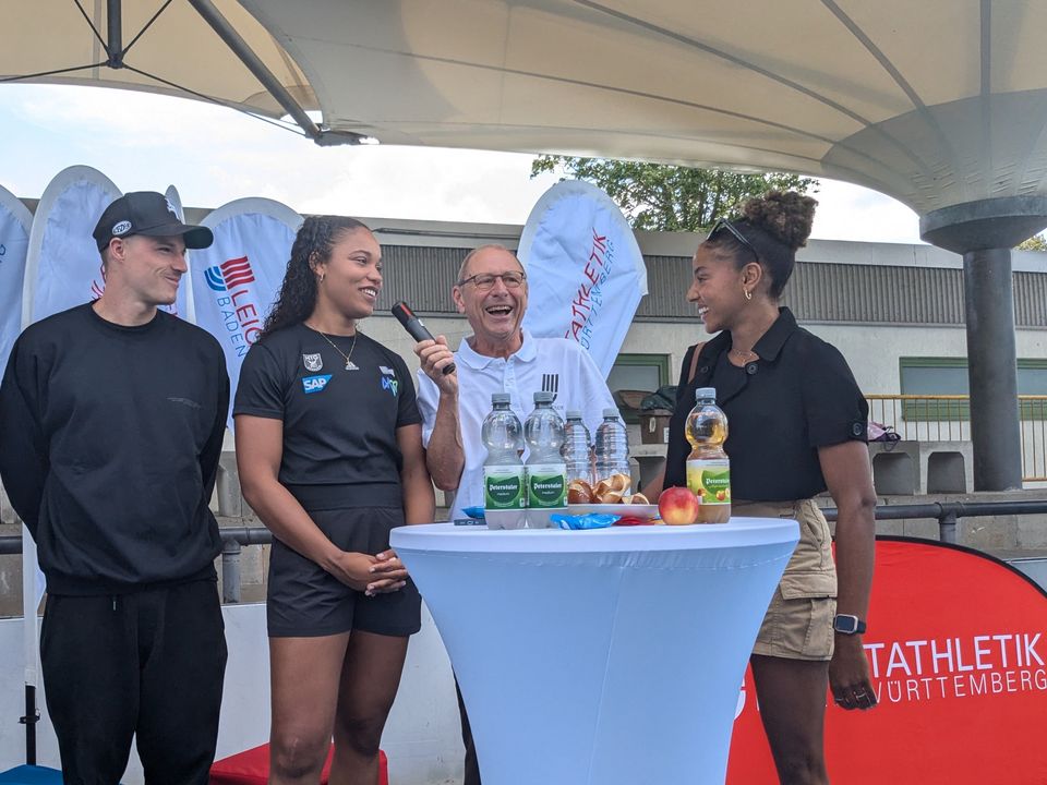 In Mannheim trainierende Leichtathlet:innen feierlich nach Paris verabschiedet
