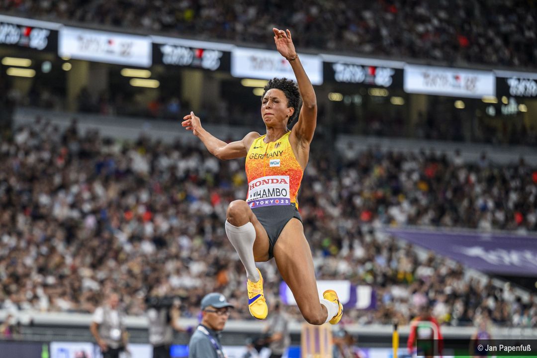 WM Tokio 2025 Tag 2 | Malaika Mihambo (LG Kurpfalz) gewinnt Silber im Weitsprung.