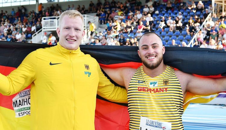 U23-EM Doppelsieg: Sindelfinger Kugelstoßer räumen ab