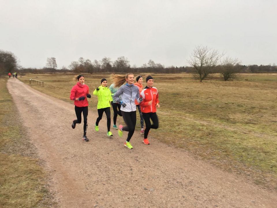 Kaderläufer trainieren in Karlsruhe