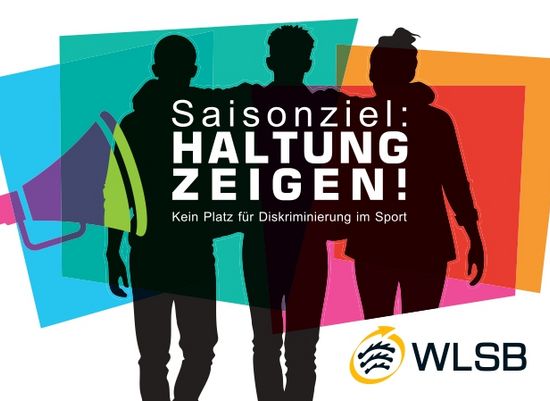 Jetzt bewerben - Aktion: „Saisonziel – Haltung zeigen! Kein Platz für Diskriminierung im Sport“