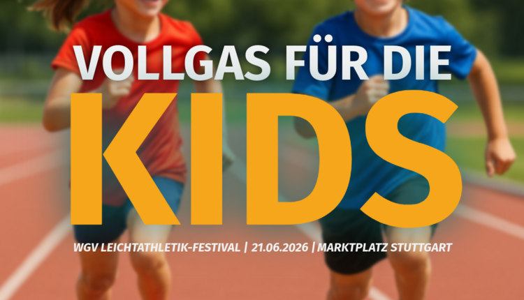 Kinderleichtathletik beim WGV Festival – Bewegung, Spaß und Action mitten in Stuttgart