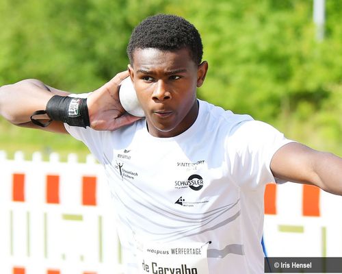 Clesio de Carvalho (LG Steinlach-Zollern) bei den Halleschen Werfertagen 2025.