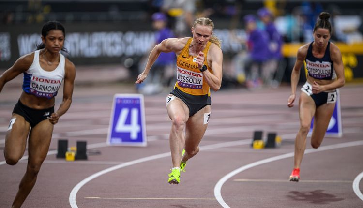 Jessica-Bianca Wessolly (VfL Sindelfingen) verpasst das 200 Meter Halbfinale