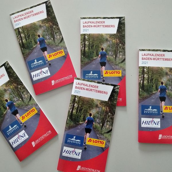 Druckfrisch: Der Laufkalender Baden-Württemberg 2021