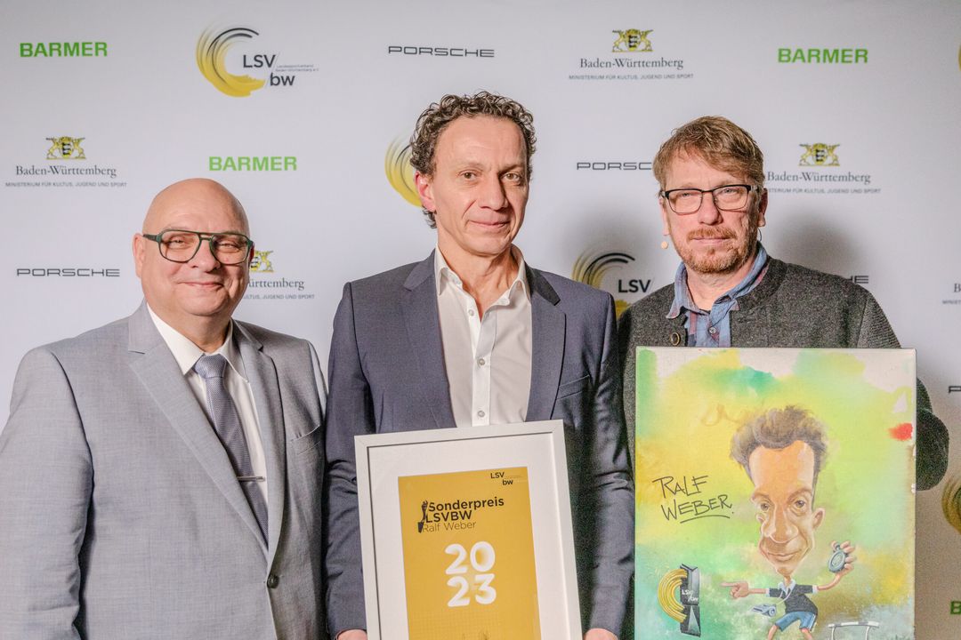 Sonderpreis des LSV BW für Ralf Weber
