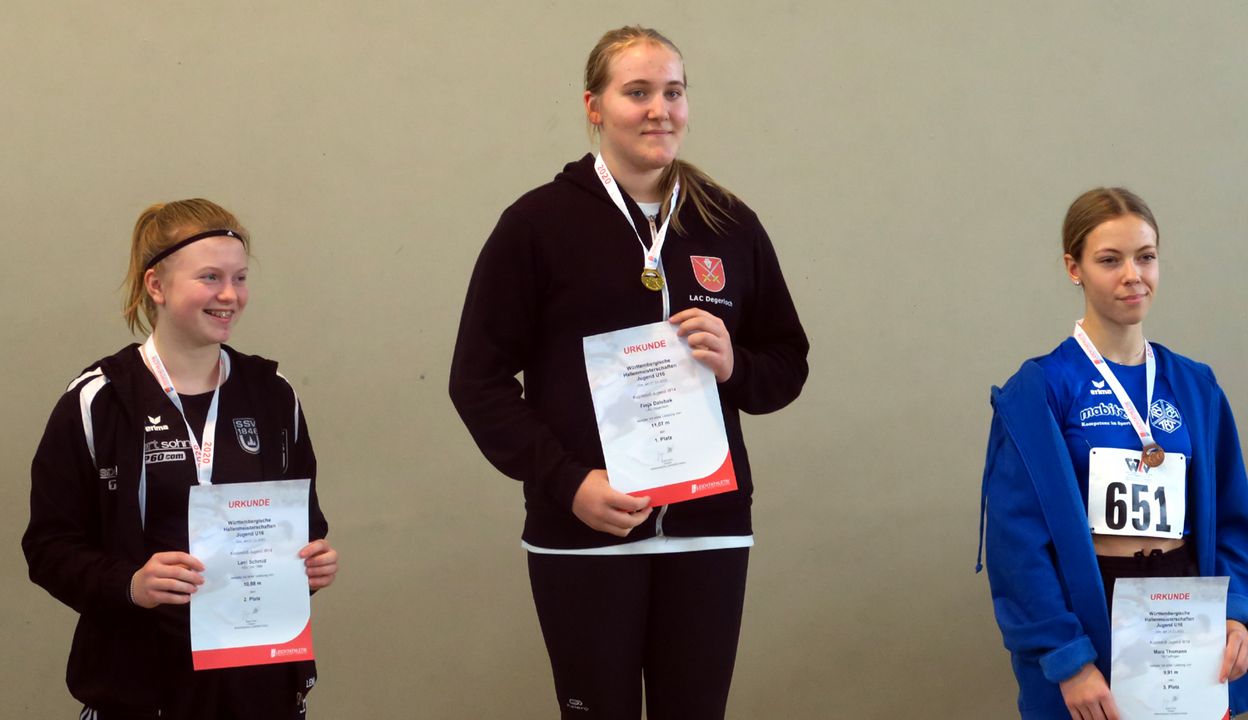 Bekannte Gesichter bei U16-Hallenmeisterschaften