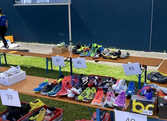 Spikesbörse bei den BW Leichtathletik Finals mit WLV Jugend U16 in Stuttgart