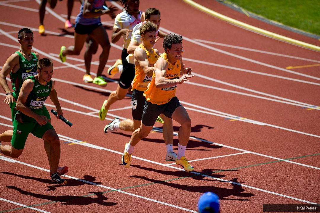 Eugene Tag 4: 4x100-Meter-Staffel erreicht das Finale, Julia Ehrle wird Achte
