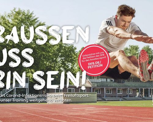 DFB und DOSB starten Kampagne und Petition für Amateursport