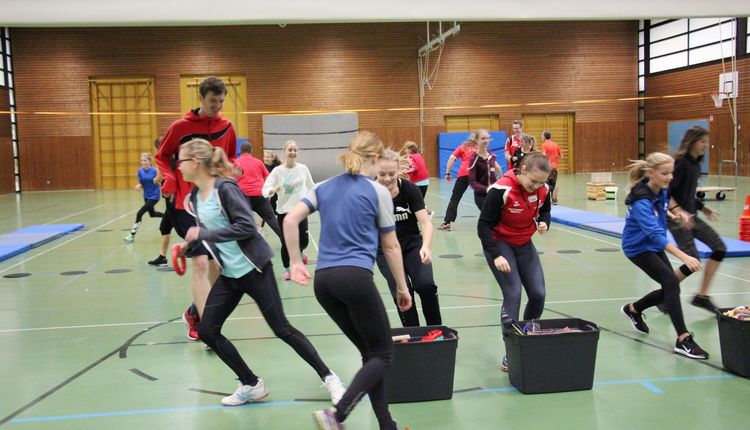 Laufen, Sprinten und Werfen in Meckenbeuren	