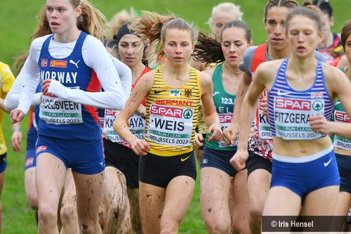 Cross-EM 2023 Brüssel: Zweimal Team-Silber für DLV-Nachwuchsläuferinnen