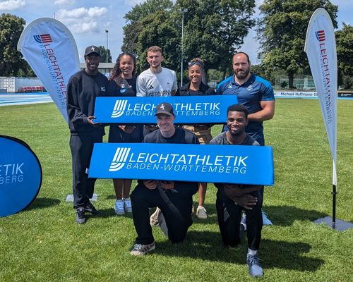 In Mannheim trainierende Leichtathlet:innen feierlich nach Paris verabschiedet