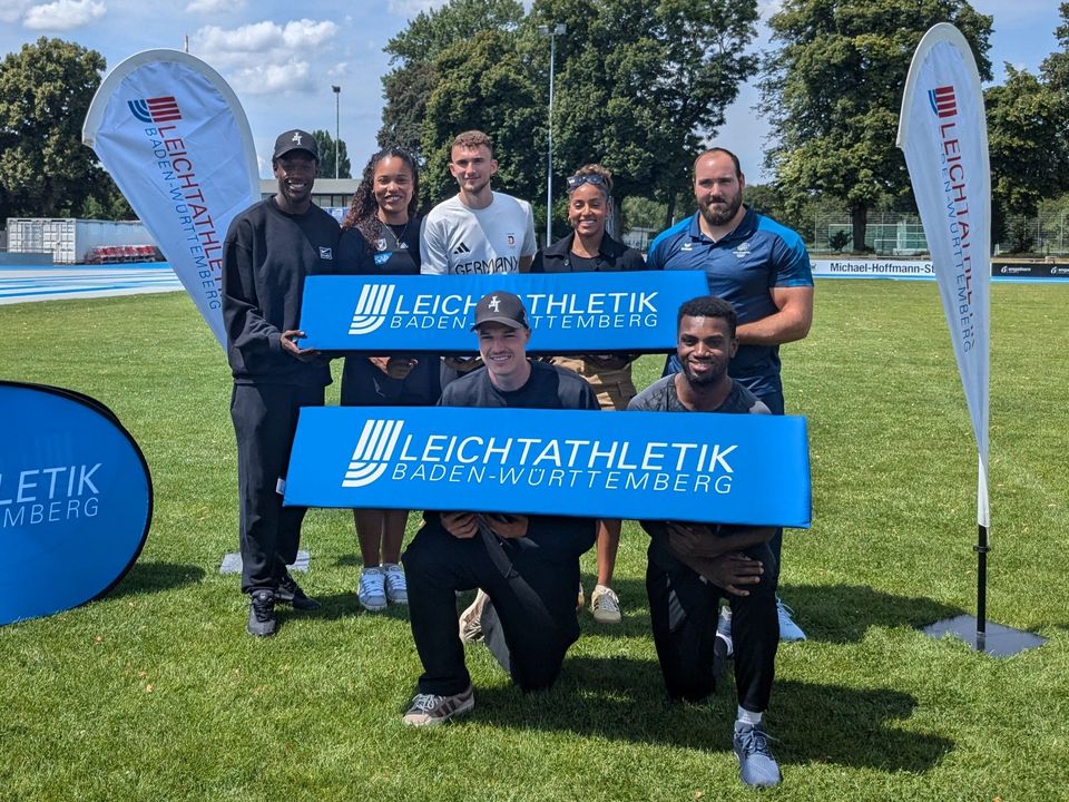 In Mannheim trainierende Leichtathlet:innen feierlich nach Paris verabschiedet
