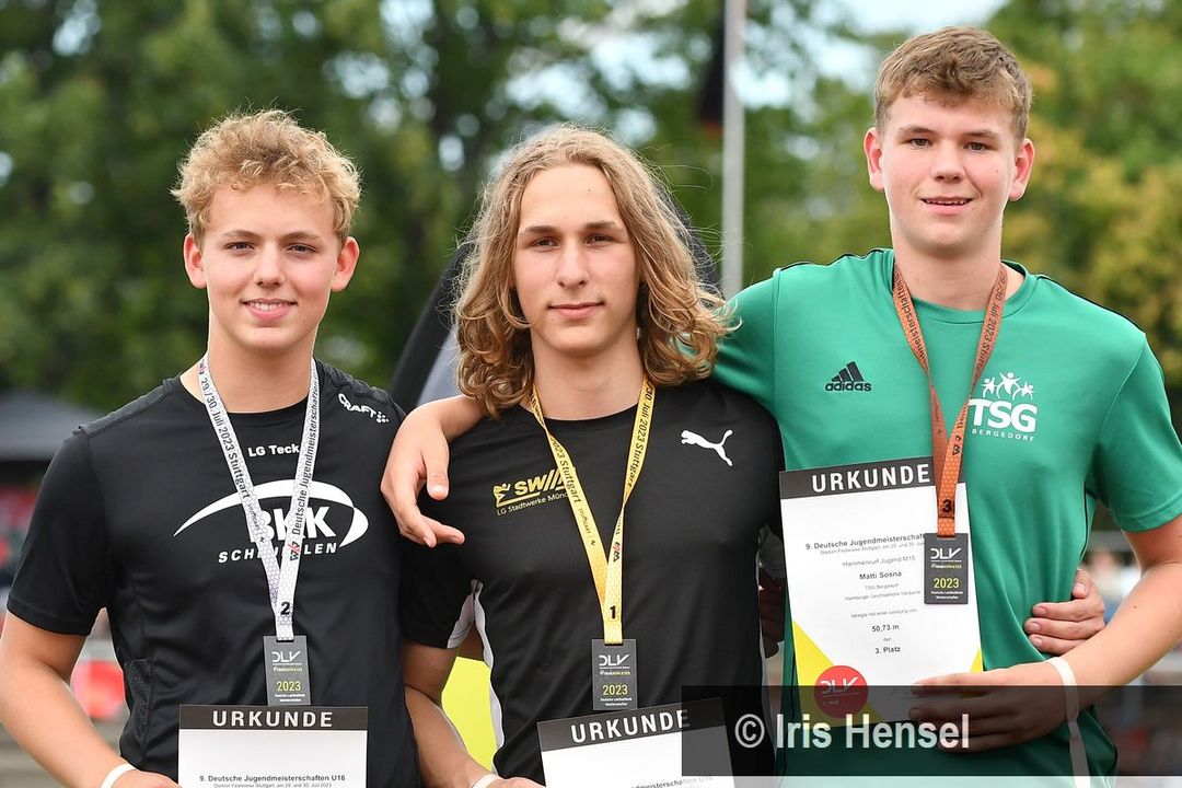 U16-DM Tag 1: Hindernislauf und Dreisprung bilden Highlights