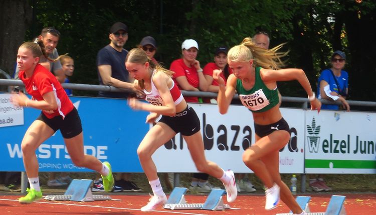 Überragende Athletin der Titelkämpfe: Anni Marcard (LV Pliezhausen 2012)
