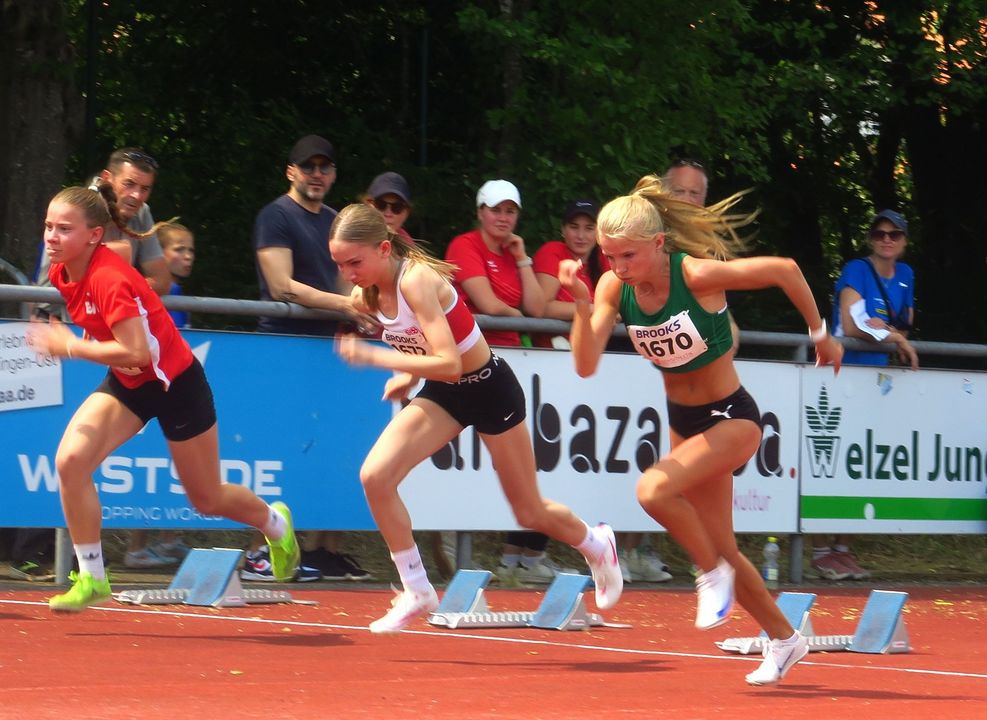 Überragende Athletin der Titelkämpfe: Anni Marcard (LV Pliezhausen 2012)