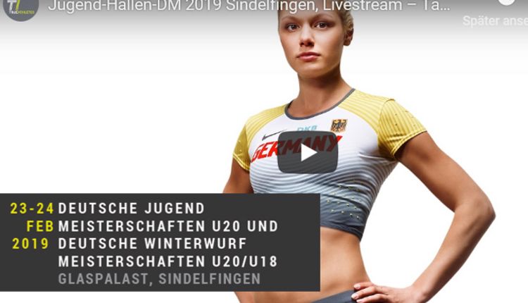 Livestream und mehr: Die Jugend-Hallen-DM 2019 auf leichtathletik.de