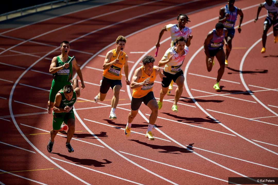 Eugene Tag 4: 4x100-Meter-Staffel erreicht das Finale, Julia Ehrle wird Achte
