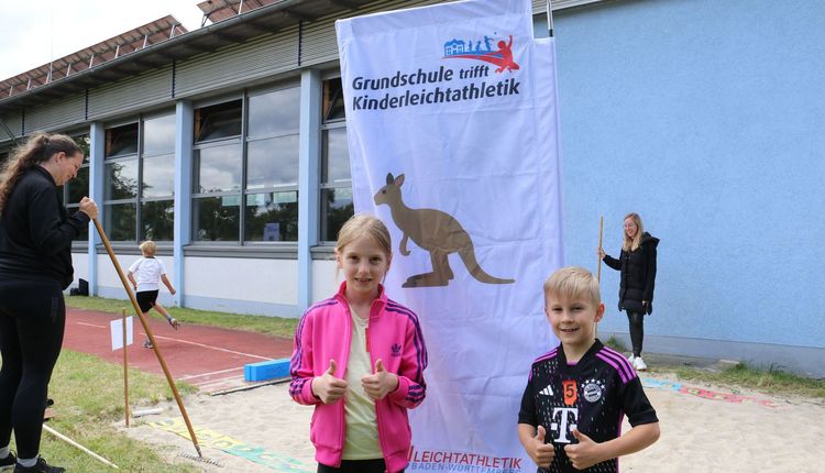 Grundschule trifft Kinderleichtathletik an der Reußenbergschule Tiefenbach 
