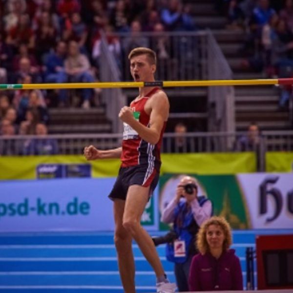 Hochsprung-Europameister Mateusz Przybylko kommt zum Indoor Meeting Karlsruhe