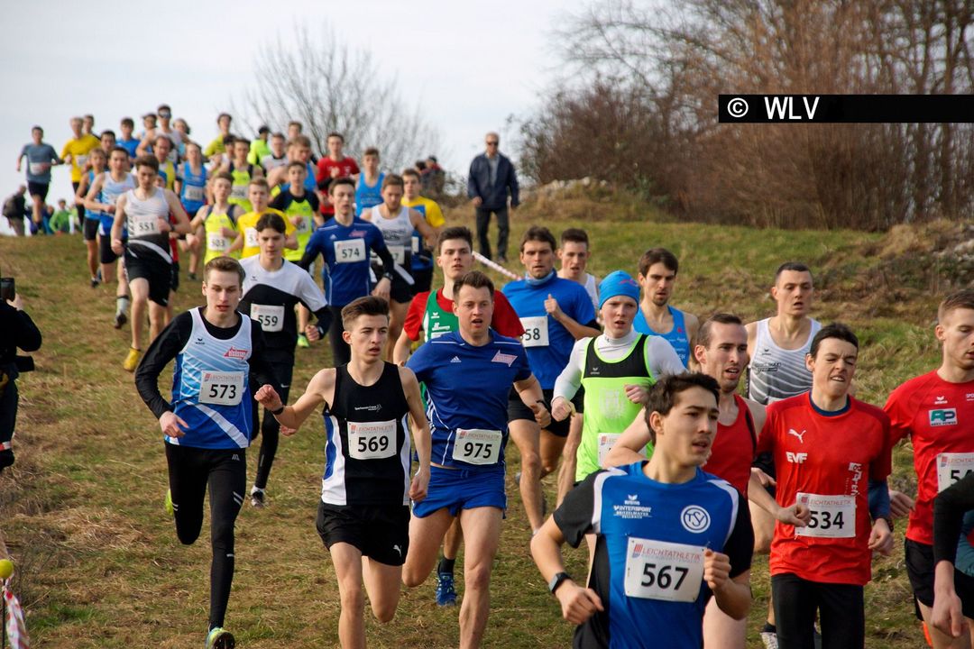 Baden-Württembergische Crosslauf-Meisterschaften am 15. Februar 2020 in Weinstadt