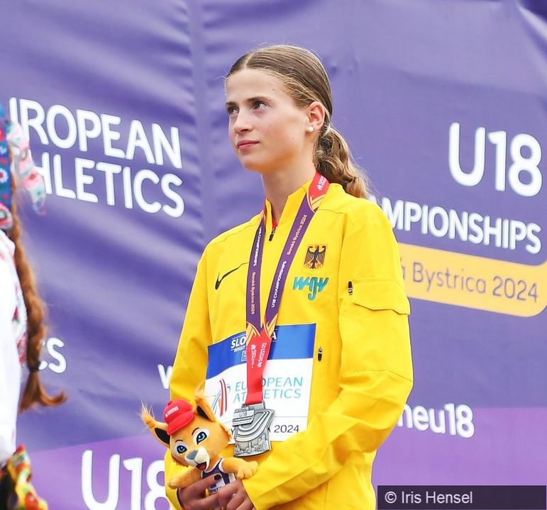 U18-EM Tag 3 | Julia Ehrle läuft zu Silber